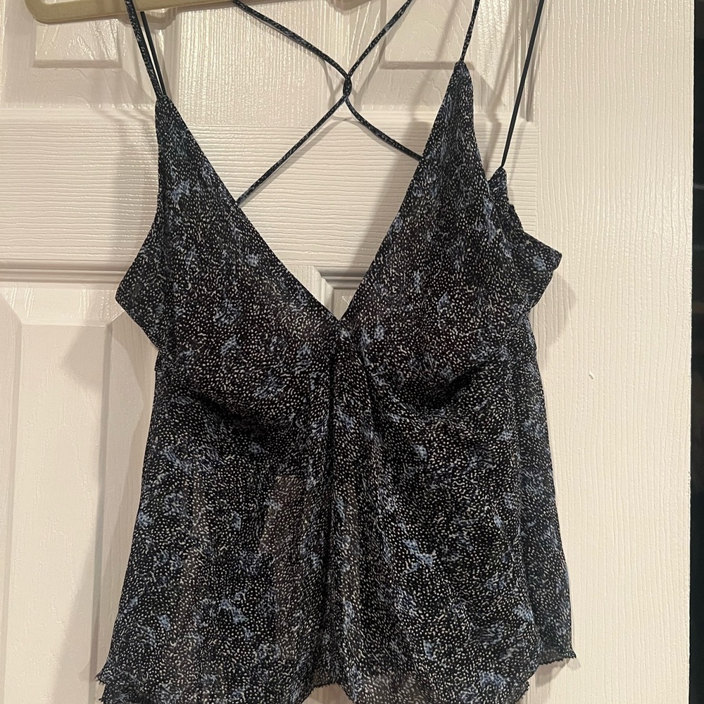 Zara Patterned Camisole Top